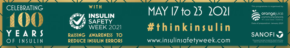 Insulin Safety Week 2021 banner