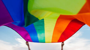 LGBT Pride Month rainbow flag